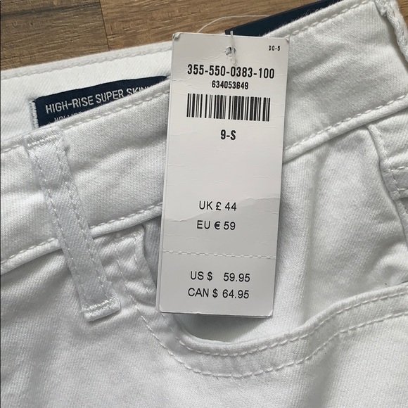 White ripped Hollister Jeans - Picture 3 of 7